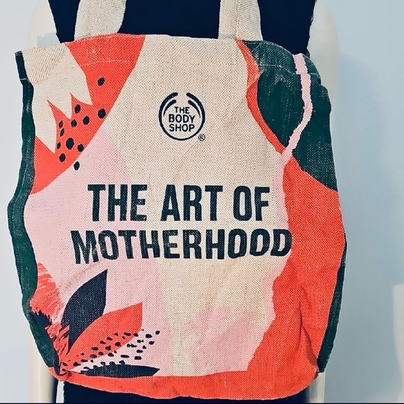 🐳 The Body Shop Vibrant Art of Motherhood Burlap Bag - Picture 3 of 8